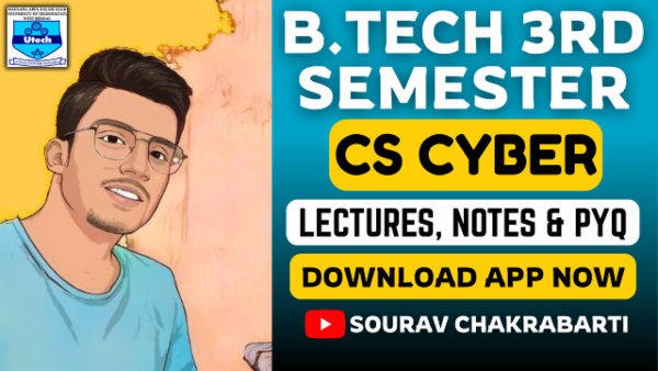 Makaut 3rd Semester CSE CYBER SECURITY Study Materials with PYQ🔥